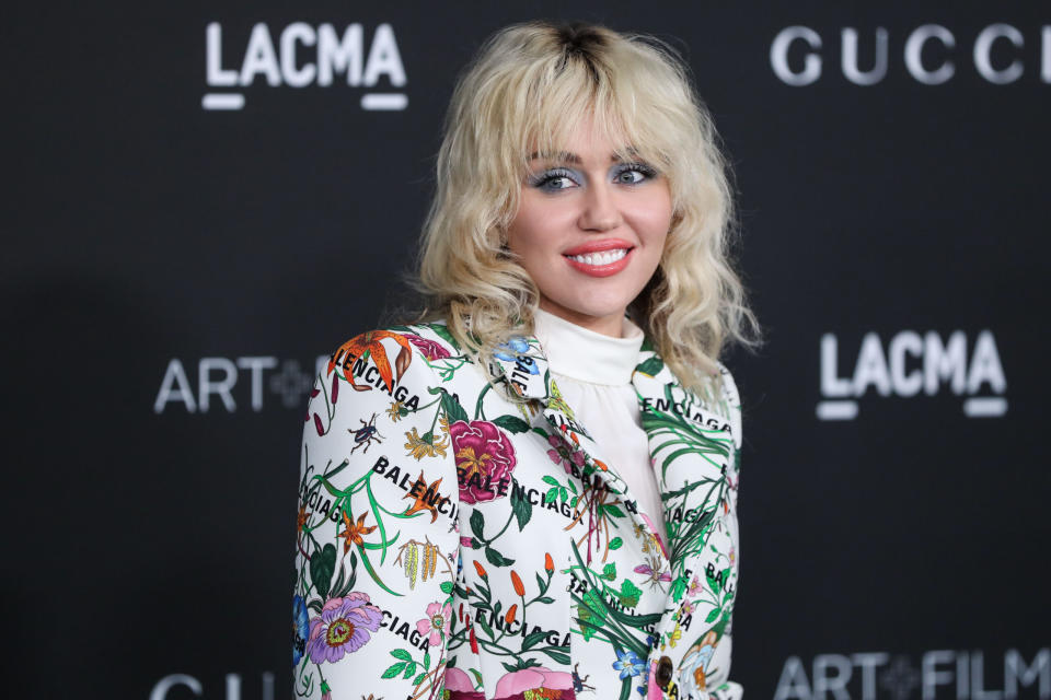 Miley Cyrus at the 10th Annual LACMA Art + Film Gala 2021