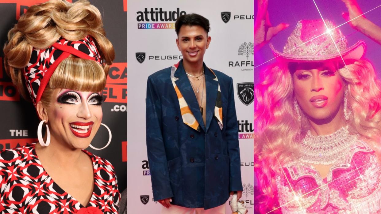 Bianca Del Rio, Jason Patel and Priyanka