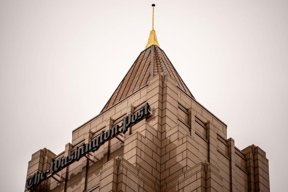 The facade of the Washington Post Building