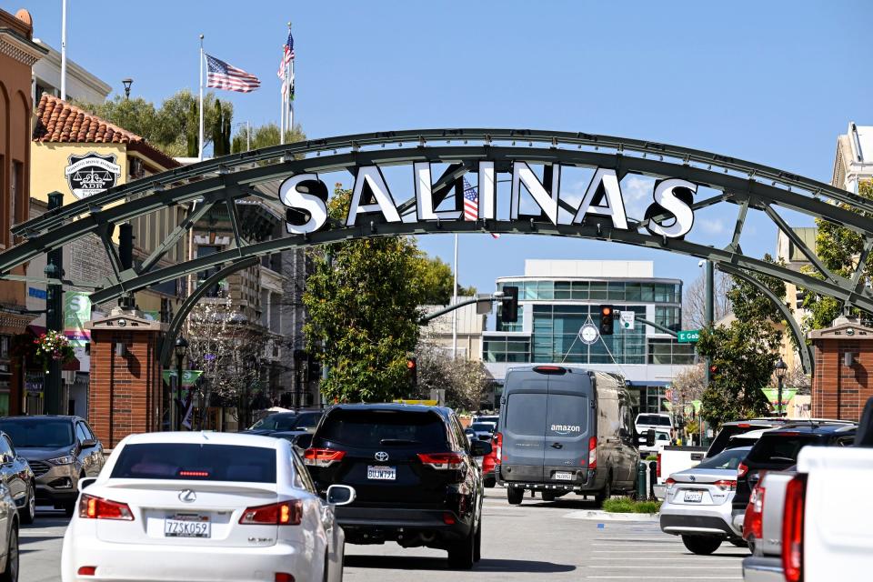 Downtown Salinas on Tuesday, April 4, 2023.