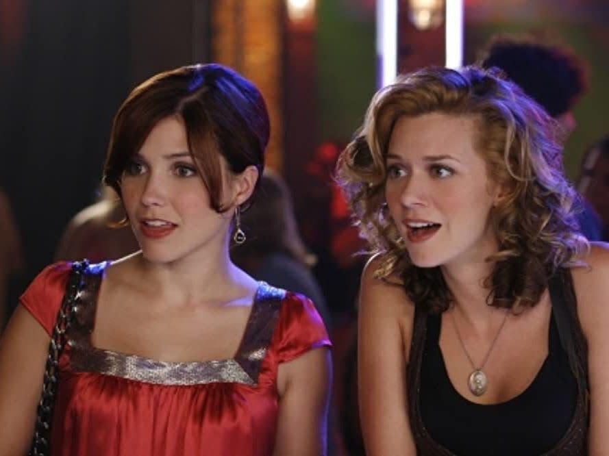 Sophia Bush and Hilarie Burton on "One Tree Hill."