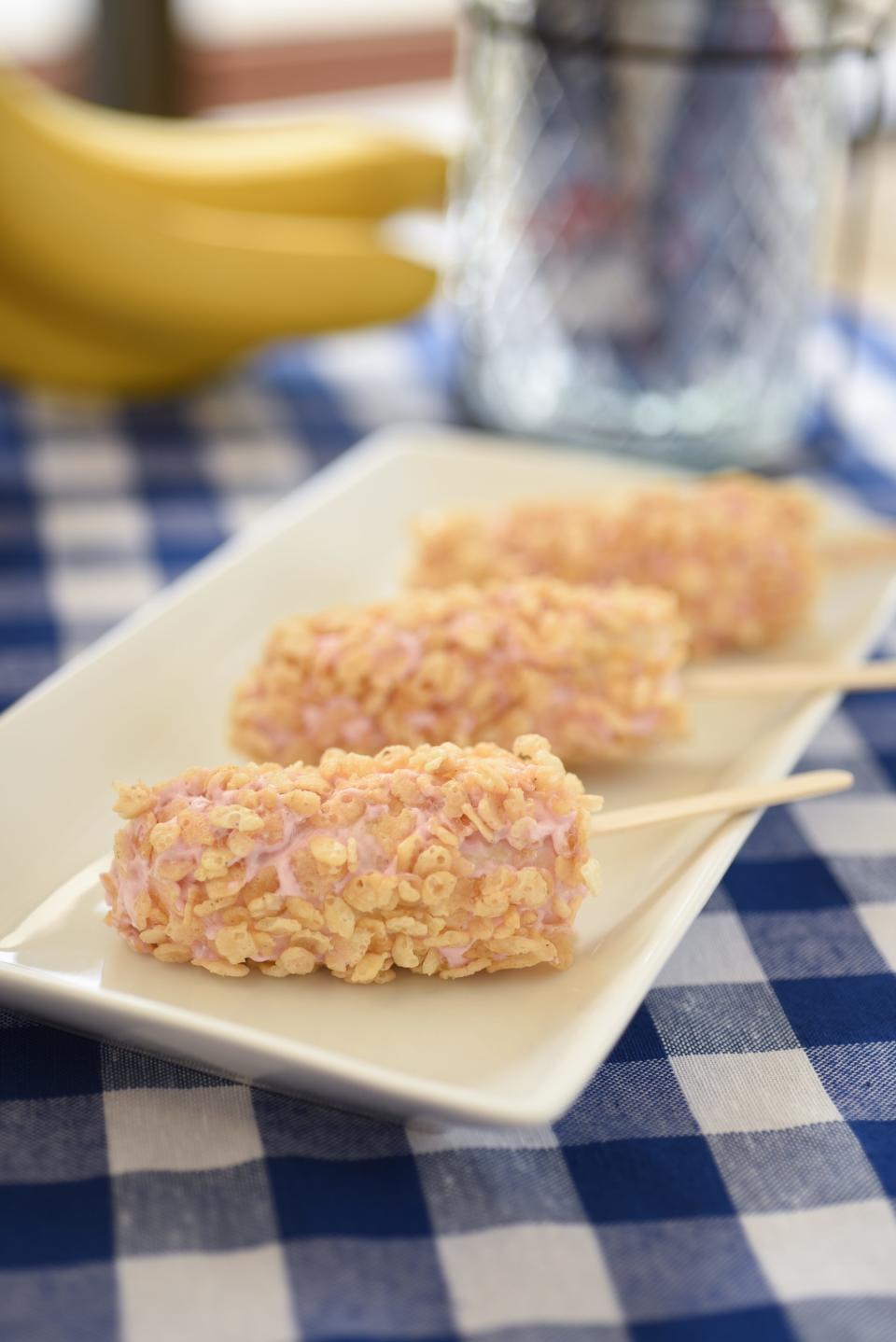 Frozen Banana Pops