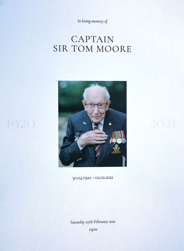 Funeral of Captain Sir Tom Moore