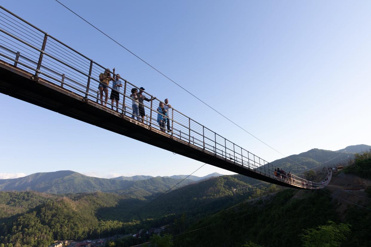 The SkyBridge at Gatlinburg's SkyLift Park.