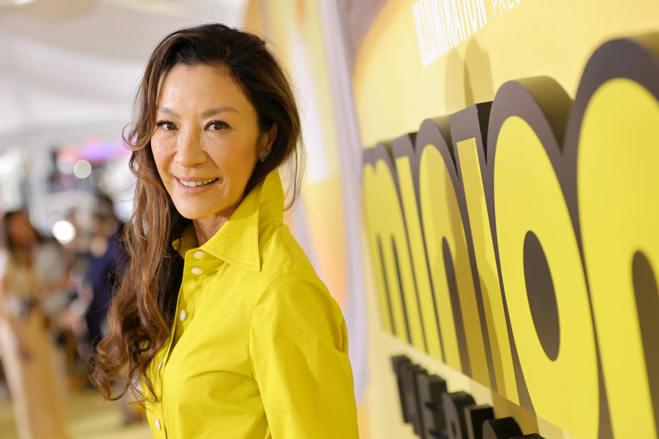 HOLLYWOOD, CALIFORNIA - JUNE 25: Michelle Yeoh attends Illumination and Universal Pictures' 