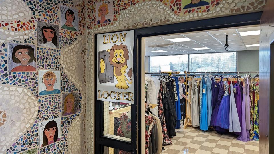 The Lion Locker at Red Lion Area Senior High School was formally an art classroom.