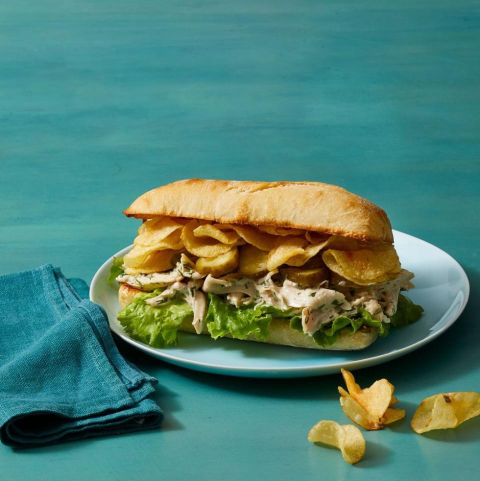 23) Chicken Salad Sandwiches