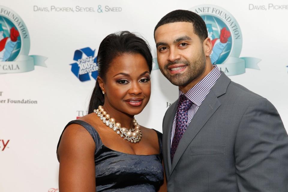 ATLANTA, GA – DECEMBER 09: Real Housewives of Atlanta cast member Phaedra Parks and her husband Apollo Nida attend the Captain Planet Foundation Annual benefit gala at the Georgia Aquarium on December 9, 2011 in Atlanta, Georgia. (Photo by Ben Rose/WireImage)
