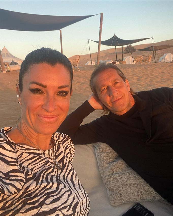 Míchel Salgado y Malula Sanz celebran 22 años de matrimonio