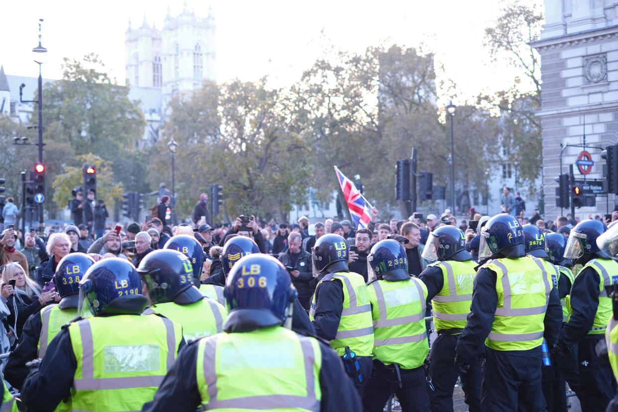 A selection of photos taken on 11th November 2023 of the Pro-Palestinian March and Armistice Weekend.