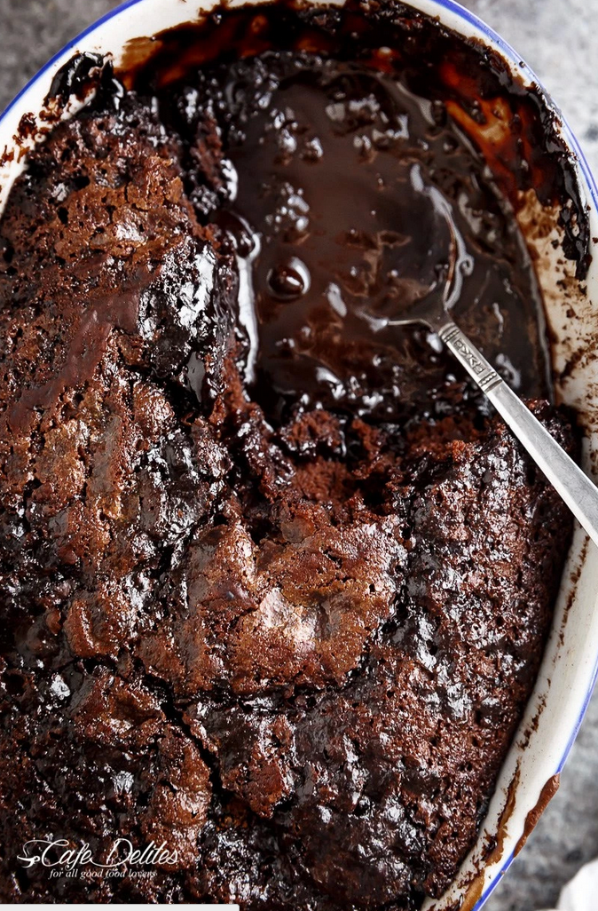 Hot Fudge Chocolate Pudding Cake