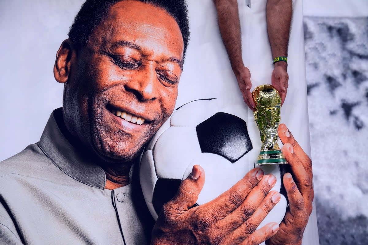 Tribute have flooded in from around the world following the death of Brazil great Pele at the age of 82 (Peter Byrne/PA) (PA Wire)