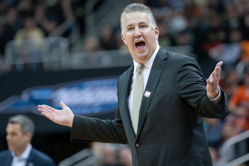 Purdue head coach Matt Painter will attempt to lead the Boilermakers to their first national title. File Photo by Bryan Woolston/UPI