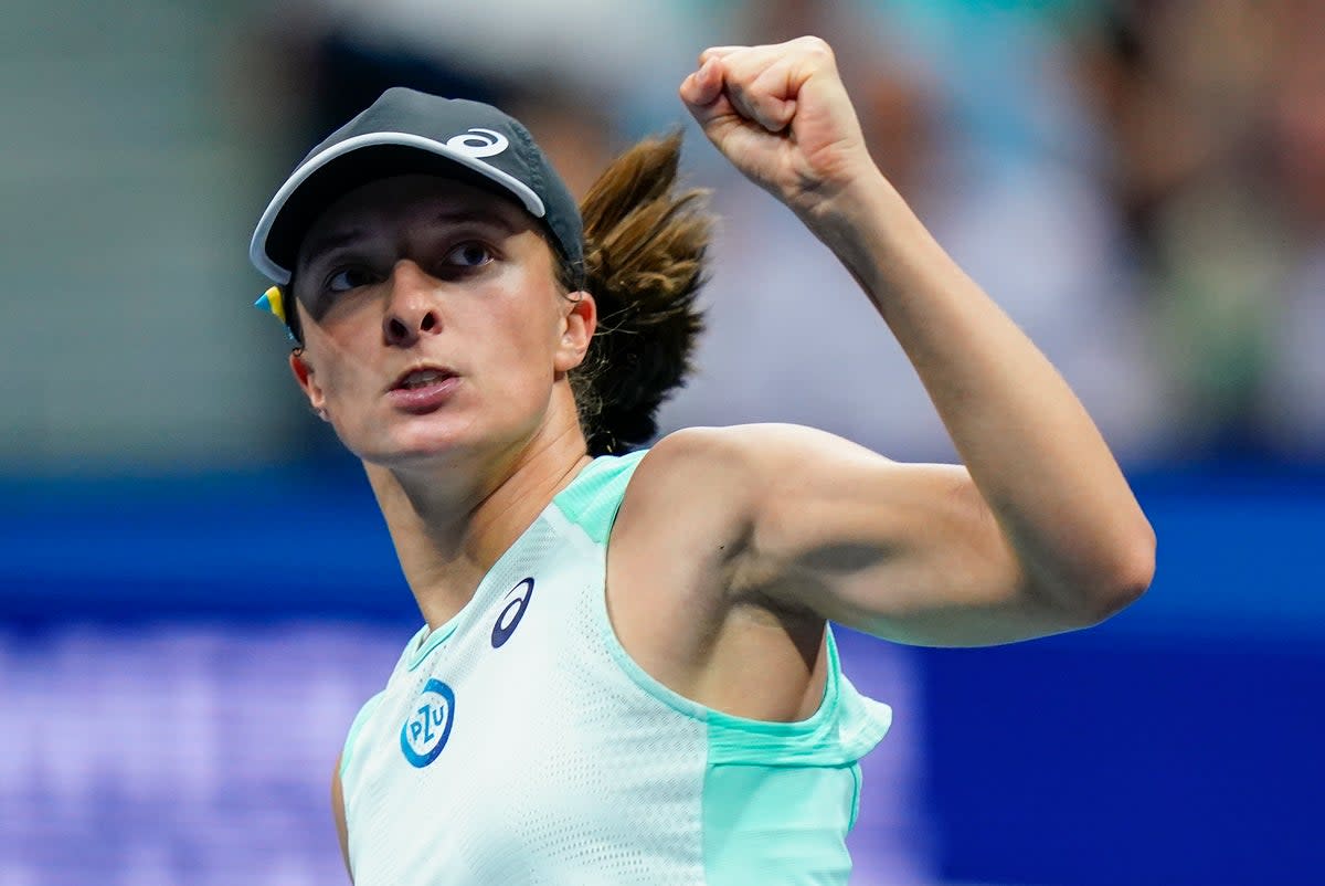 Iga Swiatek is through to her first US Open final (Frank Franklin II/AP) (AP)