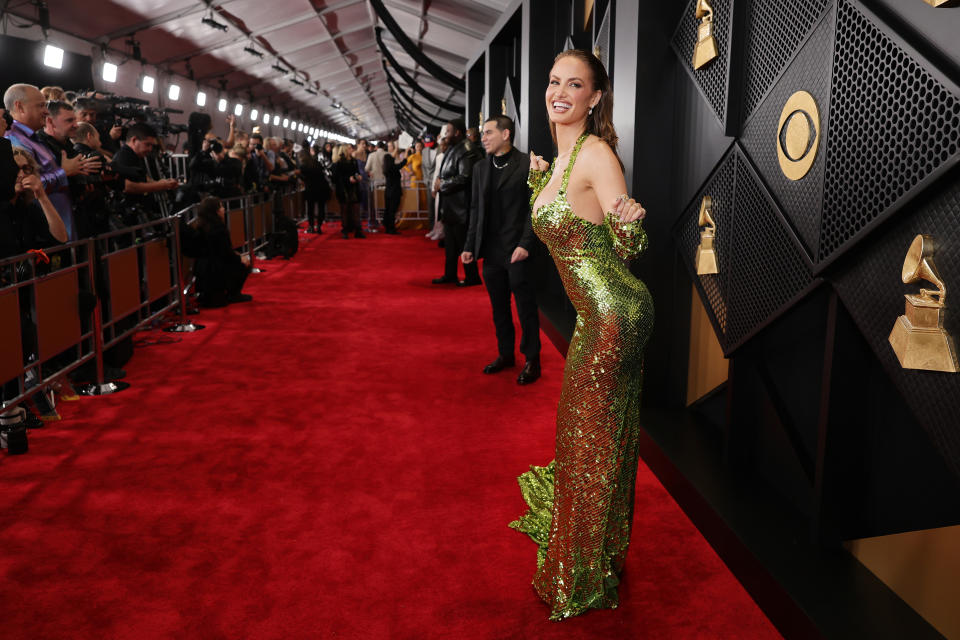 LOS ANGELES, CALIFORNIA - FEBRUARY 04: Haley Kalil attends the 66th GRAMMY Awards at Crypto.com Arena on February 04, 2024 in Los Angeles, California. (Photo by Neilson Barnard/Getty Images for The Recording Academy)