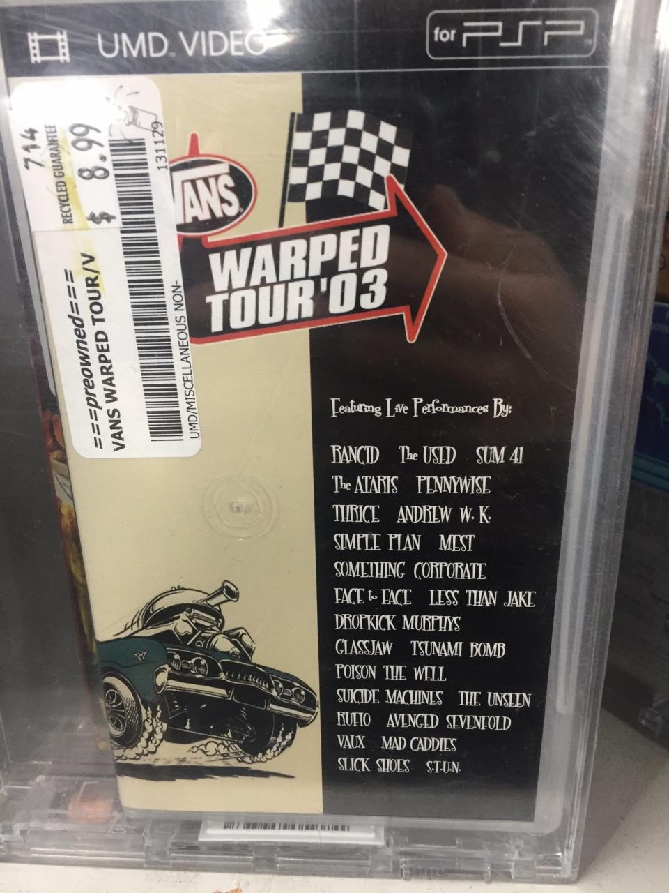 The Warped Tour...on MY device??? Well, I'll be!