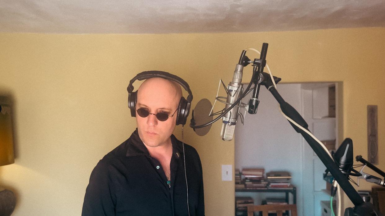 Neil Michael Anderson in his studio as he works through several songs. Aside from "What's Your Truth?" Anderson said he hopes to release two more songs by the end of the summer.