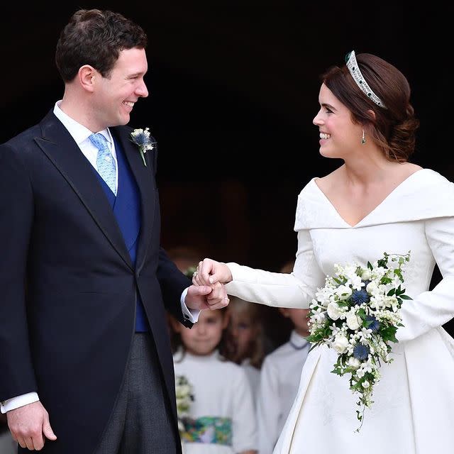 <p>On Friday September 25, the Royal Family announced that Princess Eugenie and her husband of almost a year Jack Brooksbank are to become parents.</p><p>According to social media posts sharing the news, the pair will welcome their little one in early 2021.</p><p>‘The Duke of York and Sarah, Duchess of York, Mr and Mrs George Brooksbank, The Queen and The Duke of Edinburgh are delighted with the news,’ the announcement reads.</p><p><a href="https://www.instagram.com/p/CFjXC8JHWrv/" rel="nofollow noopener" target="_blank" data-ylk="slk:See the original post on Instagram;elm:context_link;itc:0;sec:content-canvas" class="link ">See the original post on Instagram</a></p>