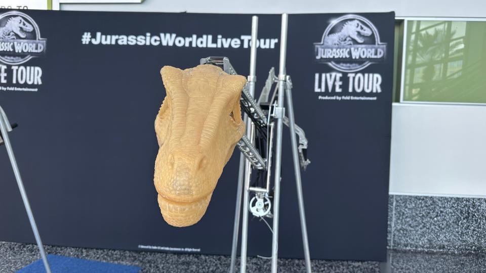 Jurassic World Live Tour has roared into Amway Center in downtown Orlando.