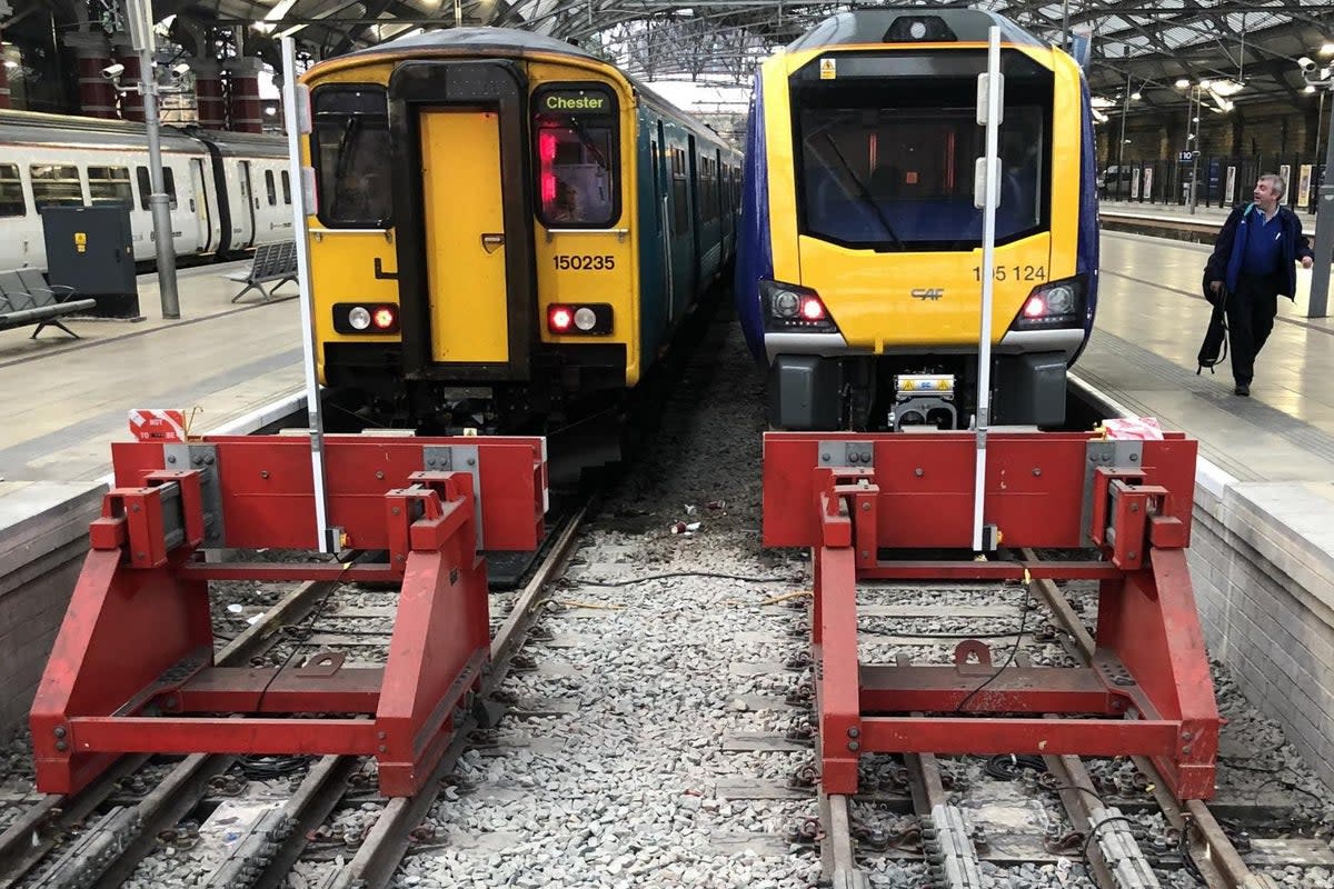Full stop? Trains at Liverpool Lime Street, which will be badly affected by the RMT and Aslef strikes over the Eurovision weekend  (Simon Calder)