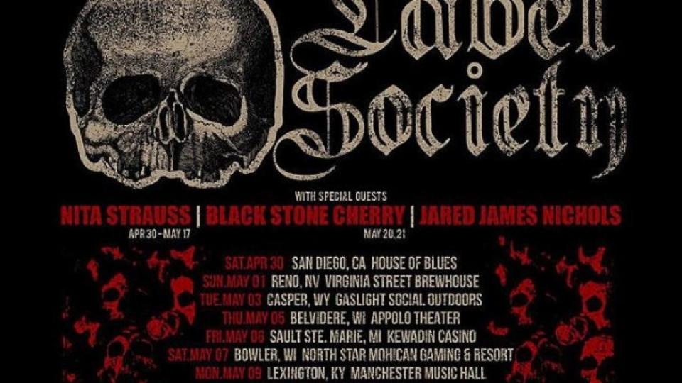 blacklabelsocietynitastrauss2022better Black Label Society Announce Spring 2022 US Tour