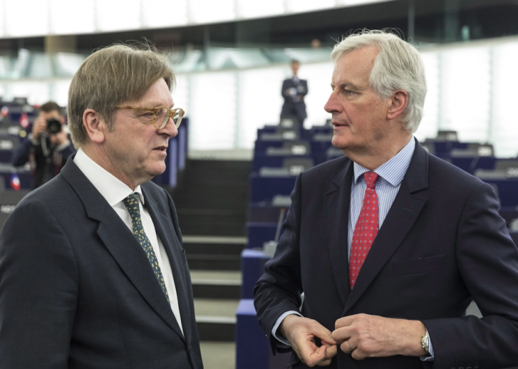 Guy Verhofstadt and Michel Barnier are trying to punish the UK for Brexit, according to German MEP Hans-Olaf Henkel (Rex)