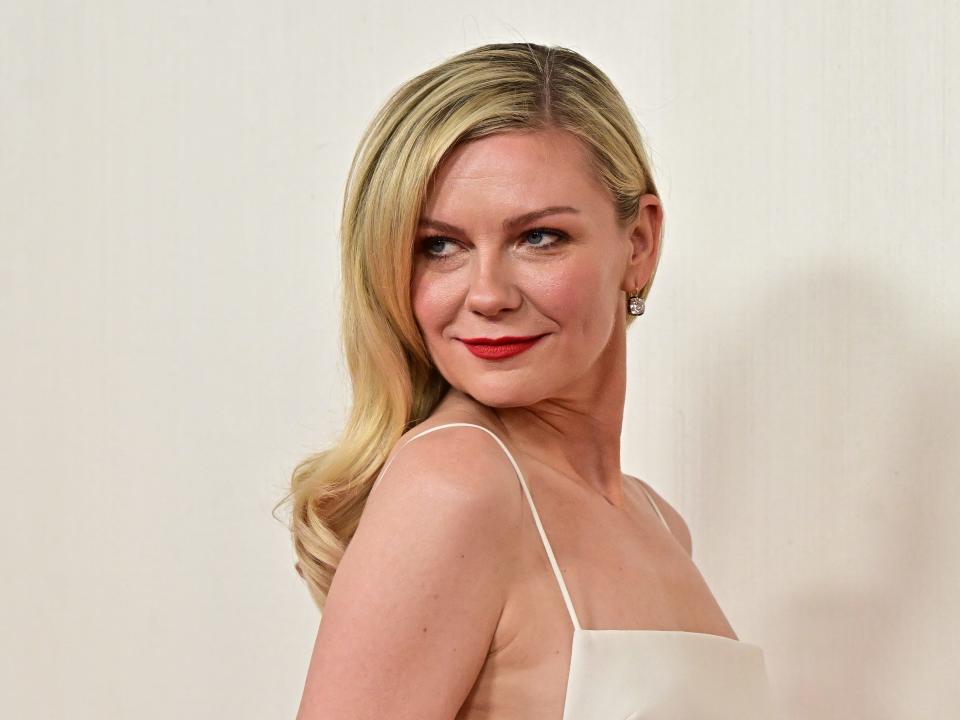 US actress Kirsten Dunst attends the 96th Annual Academy Awards at the Dolby Theatre in Hollywood, California on March 10, 2024.