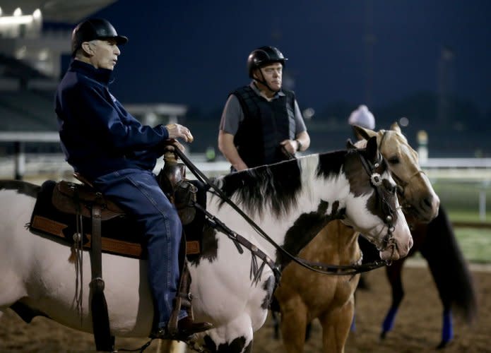 Stables prepare for the Kentucky Derby at Churchill Downs