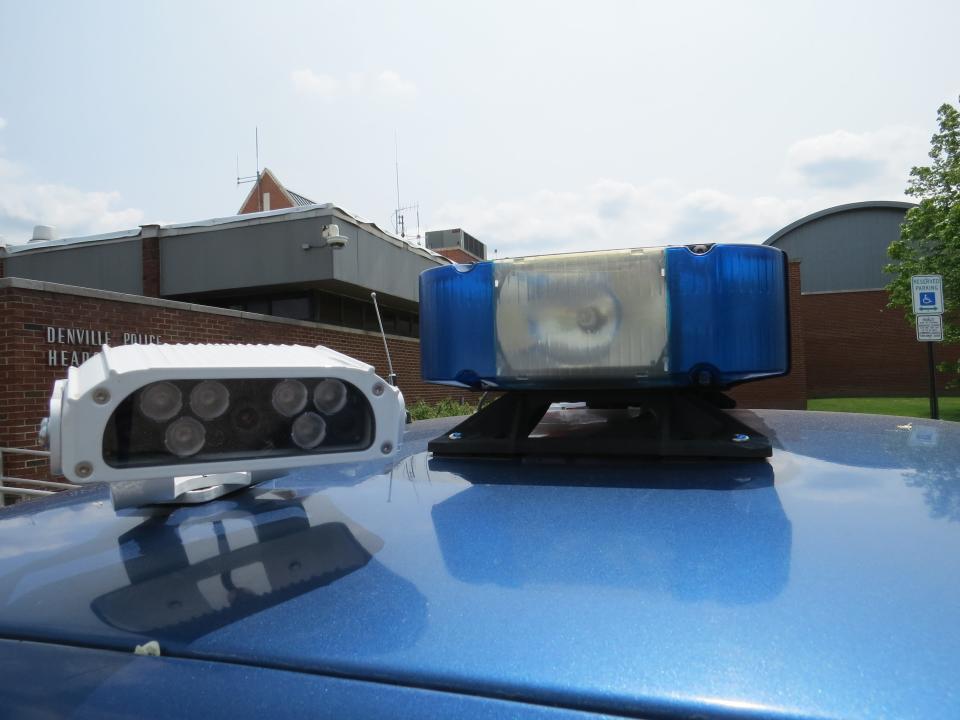 Denville's automated license plate reading system, mounted on a parking enforcement vehicle. Law-enforcement agencies around the nation are turning to ALPR technology for a variety of purposes, from spotting stolen cars or vehicles under Amber alerts to security at big events.