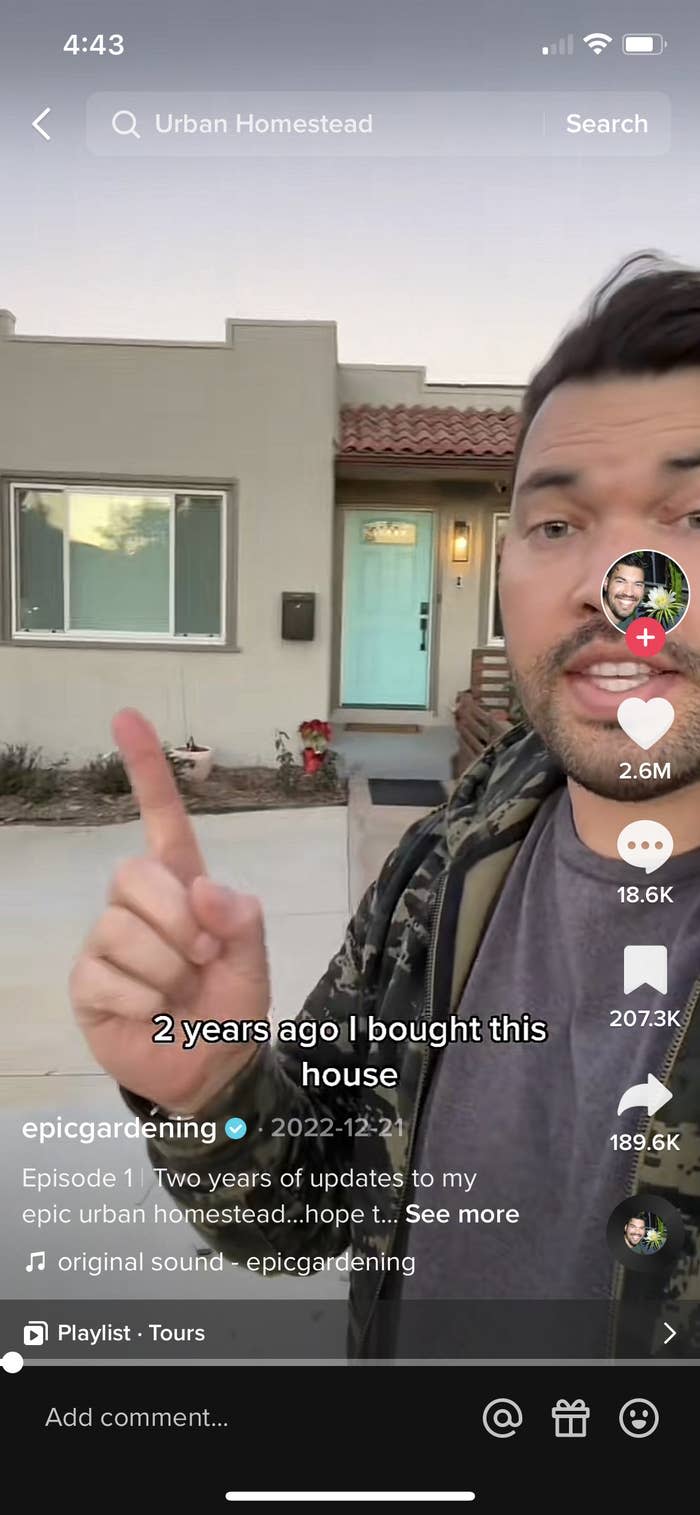 Kevin saying "2 years ago I bought this house"