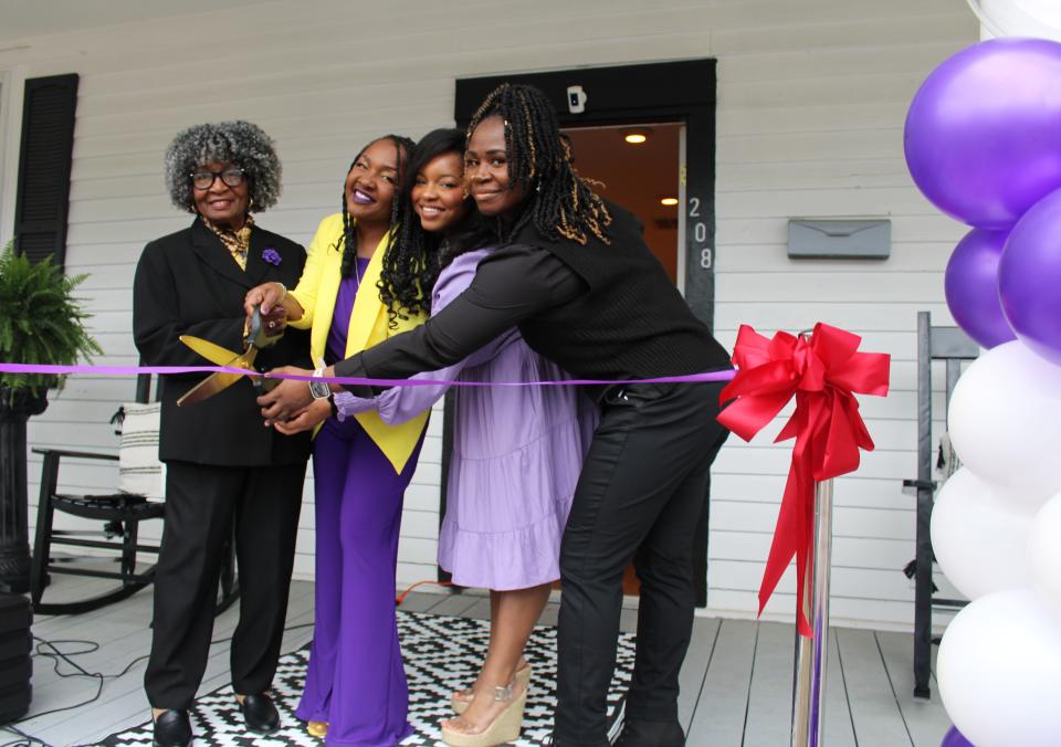 Ribbon cutting ceremony on March 2 at Dancing Without Sin Movement Center, 208 Campbell Ave., Fayetteville.