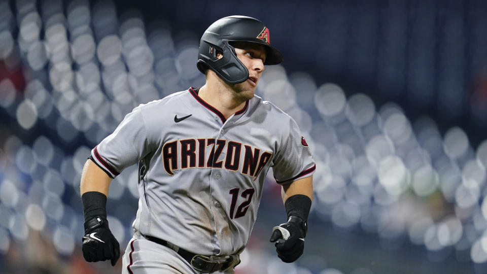 Arizona Diamondbacks' Daulton Varsho is a catcher to target in fantasy baseball drafts