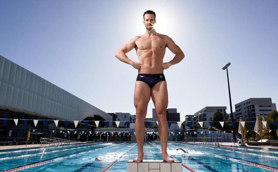 <span>Former world champion swimmer James Magnussen, the only athlete who has so far signed up for the Enhanced Games, has no concerns about taking PEDs. ‘That’s fearmongering,’ he says. ‘It’ll all be prescribed by doctors.’</span><span>Photograph: Daniel Boud/The Guardian</span>