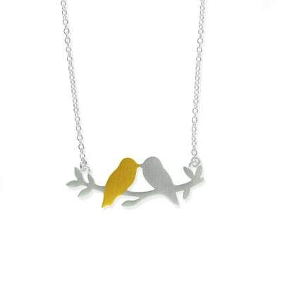 Two Birds Necklace
