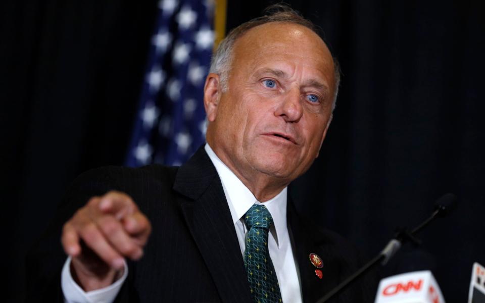 Rep. Steve King, R-Iowa, loses support of Republican voters after two decades of incendiary utterances about abortion, immigrants, Islam and most recently race - Charlie Neibergall/AP