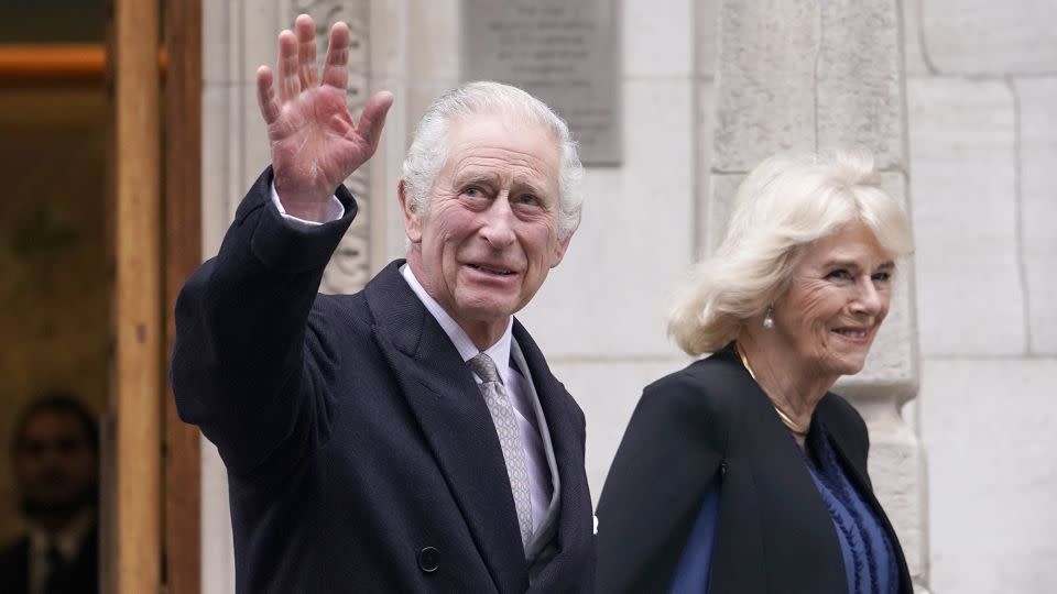 Charles and Camilla left The London Clinic in central London last week, following the King's stay in the hospital to treat an enlarged prostate. - Alberto Pezzali/AP