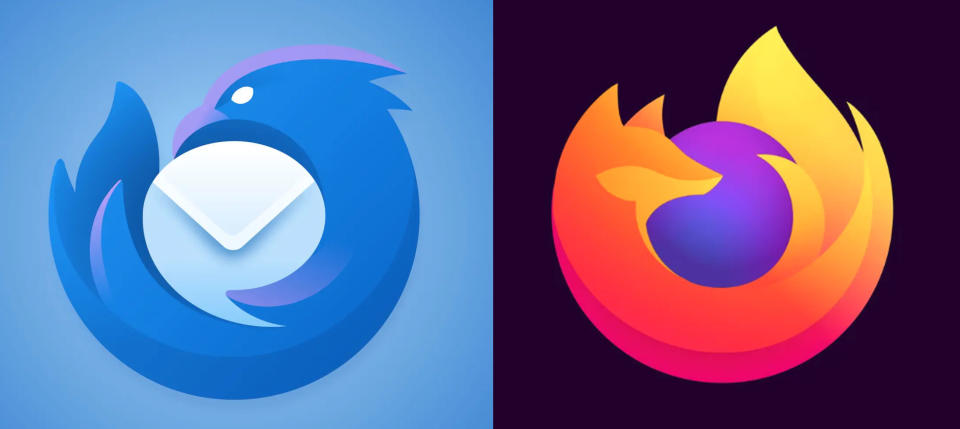 Firefox and Thunderbird logos