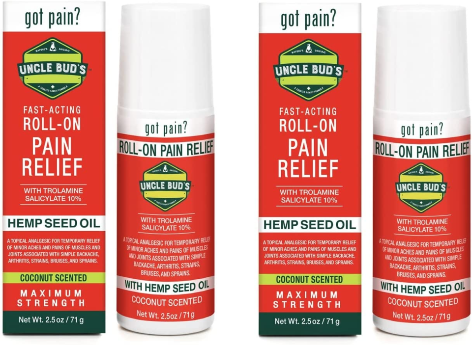 Uncle Bud's Fast-Acting Roll-On Pain Relief