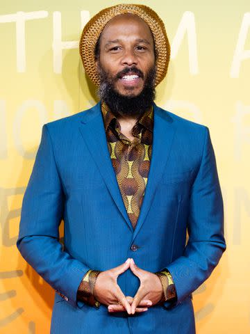 <p>Samir Hussein/WireImage</p> Ziggy Marley attends the UK Premiere of "Bob Marley: One Love" at on January 30, 2024 in London, England.