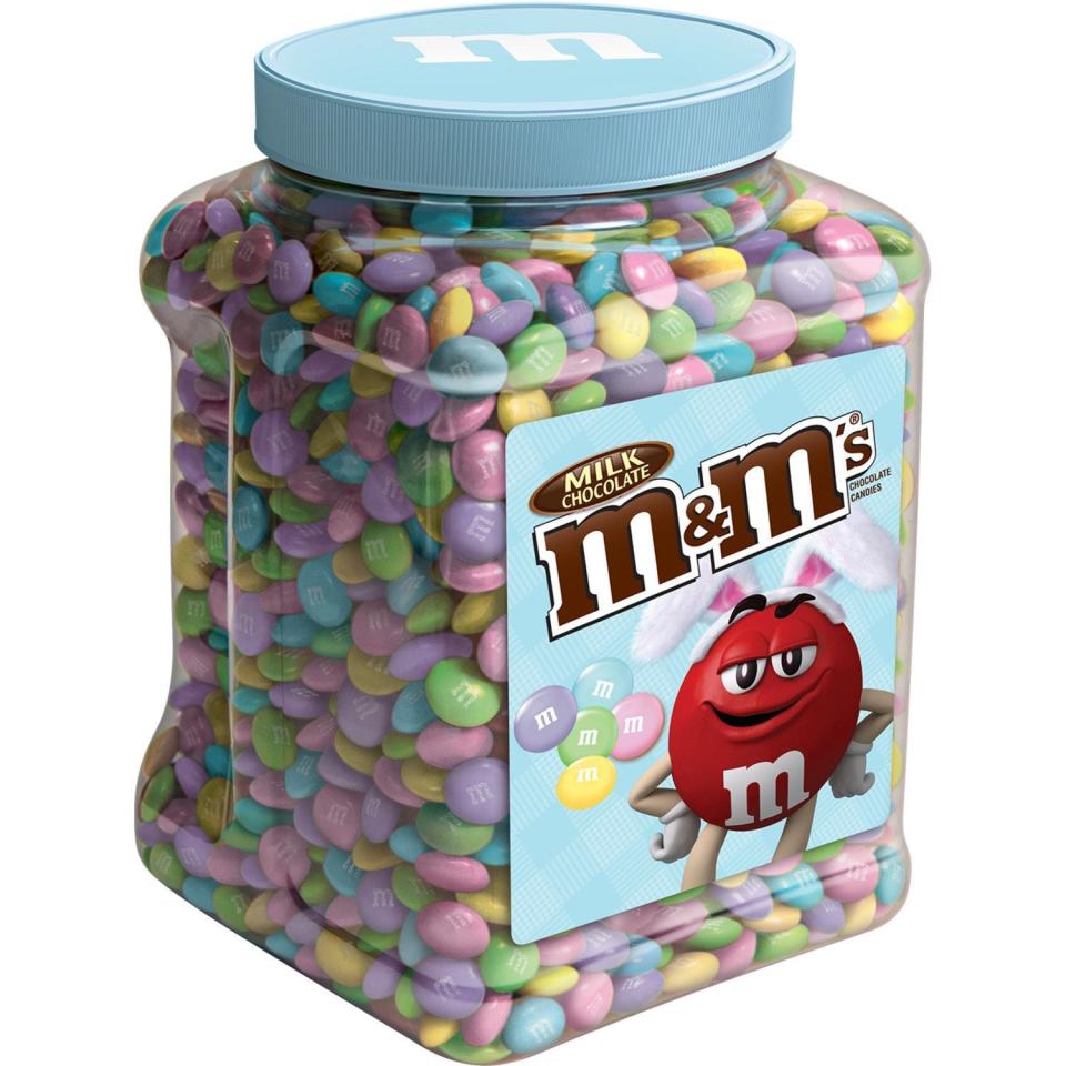 21) M&M'S Milk Chocolate Easter Candy Jar