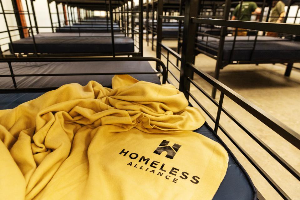 The Homeless Alliance recently opened an overnight winter shelter, which is open seven nights a week through the end of March and can house 300 individuals.