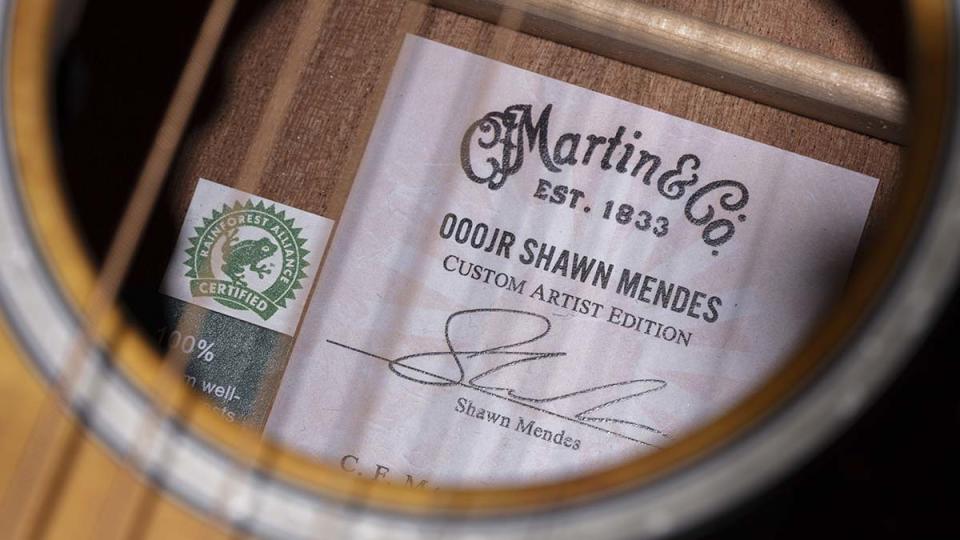 Martin 000JR-10E Shawn Mendes Custom Signature Edition