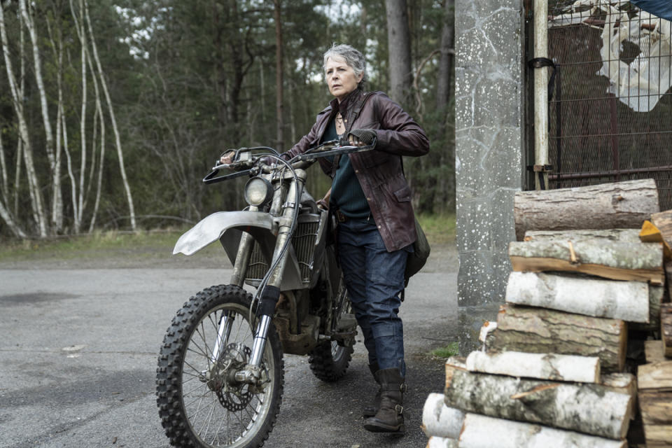 Melissa McBride as Carol Peletier in <em>The Walking Dead: Daryl Dixon — The Book of Carol</em>. (Emmanuel Guimier/AMC)