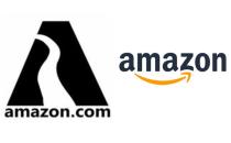 Cuando nació en 1994, el logotipo de Amazon era una letra A con un río en su interior, pero pronto adaptó el que luce actualmente, con el nombre completo y la flecha que une la A con la Z como indicativo de que el comprador puede encontrar cualquier cosa que busque. (Foto: <a href="http://www.amazon.es/" rel="nofollow noopener" target="_blank" data-ylk="slk:Amazon;elm:context_link;itc:0;sec:content-canvas" class="link ">Amazon</a>).