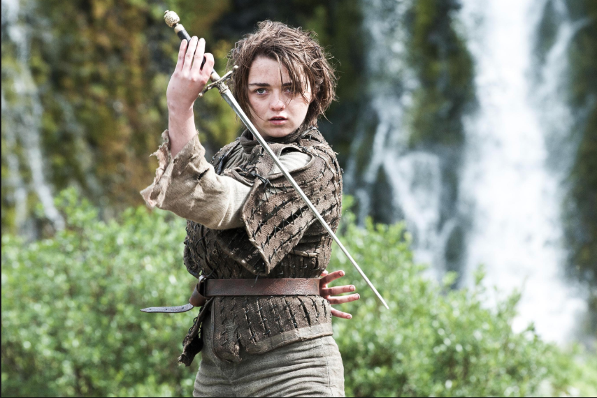 Maisie Williams was forced to wear a ‘strap’ to ‘reverse puberty’ on Game of Thrones. Photo: HBO