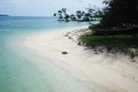 Stepping off the jetty onto the sands at Havelock Island. Photo: Siddharth Dasgupta