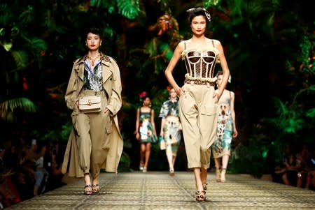 Dolce & Gabbana Spring/Summer 2020 collection during fashion week in Milan