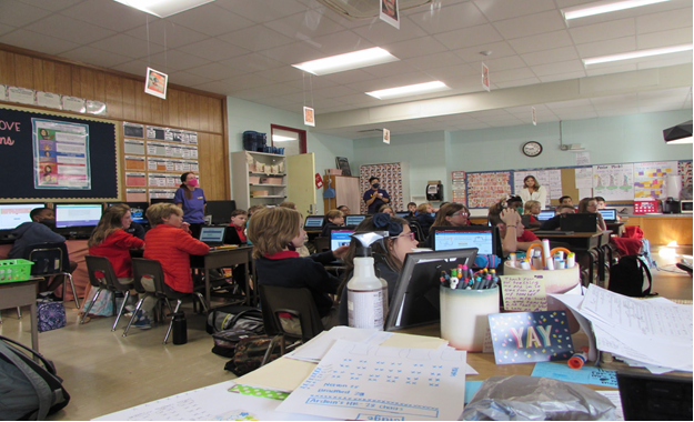 LSUS Computer Science Faculty and Students Share “Hour of Code” with Eden Gardens Magnet students in this file photo.