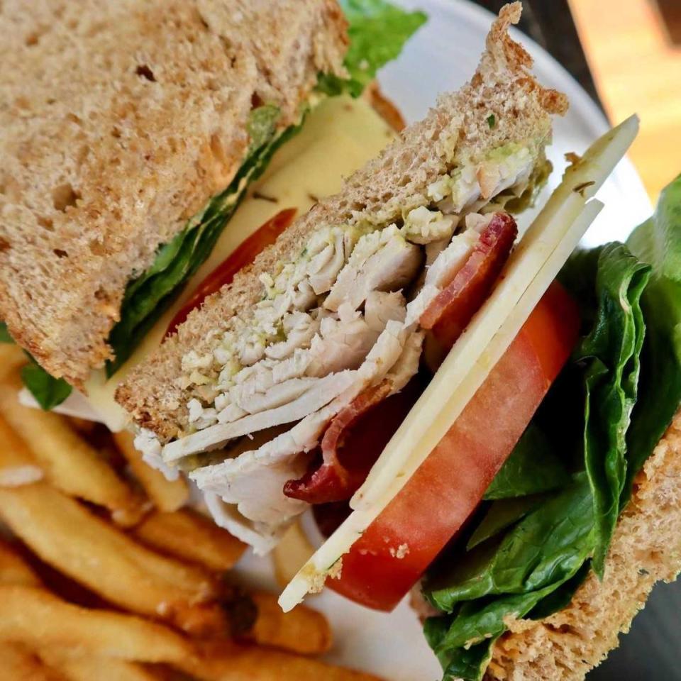 Zim’s Santa Anita Club Sandwich. Provided