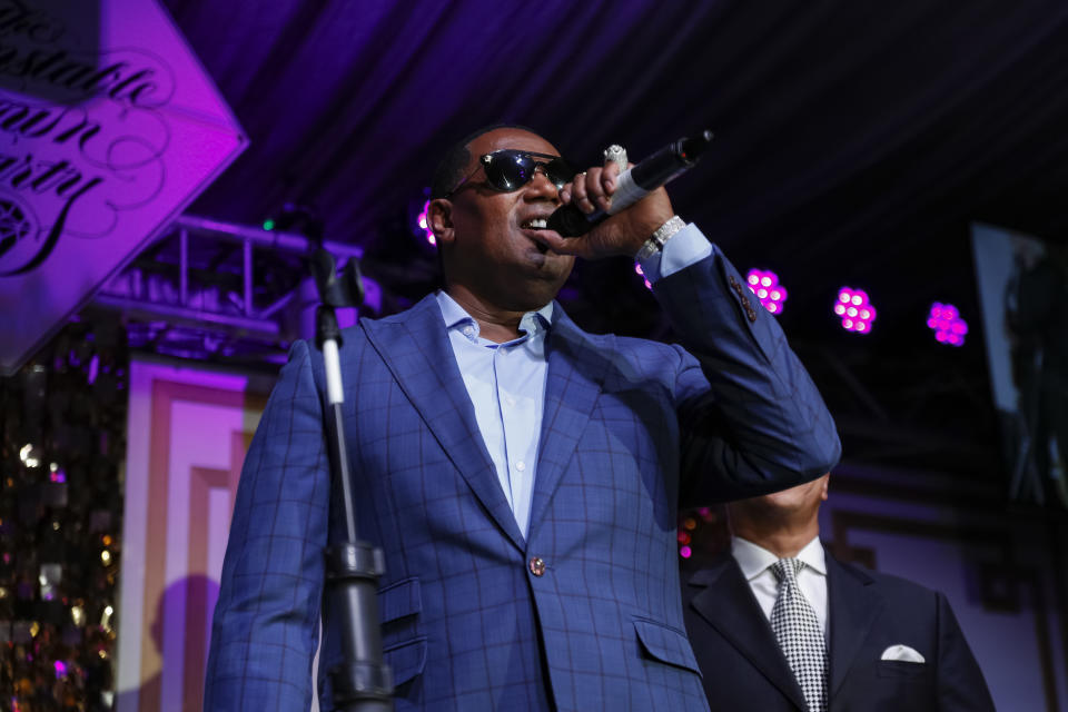 LOUISVILLE, KY - MAY 03: Master P performs at the Barnstable Brown Gala on May 3, 2019 in Louisville, Kentucky. (Photo by Michael Hickey/Getty Images) 